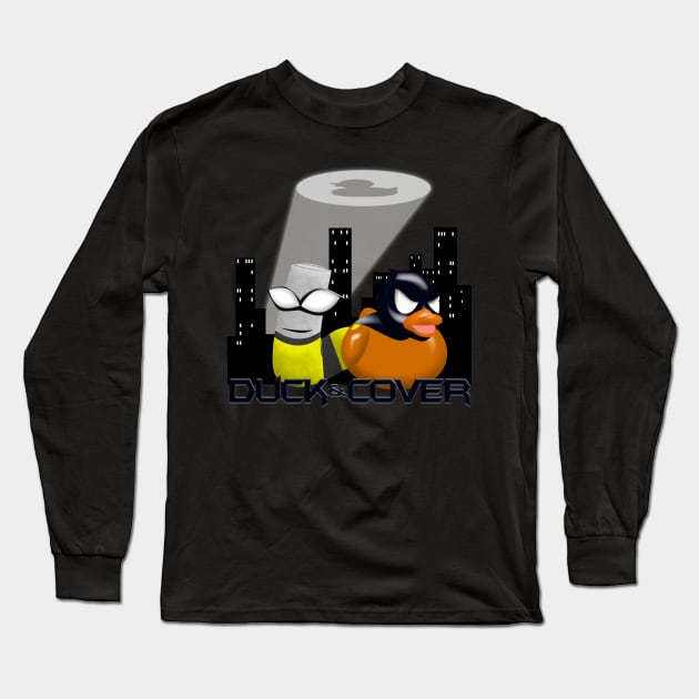 Duck and Cover Duo Long Sleeve T-Shirt by DV8Works